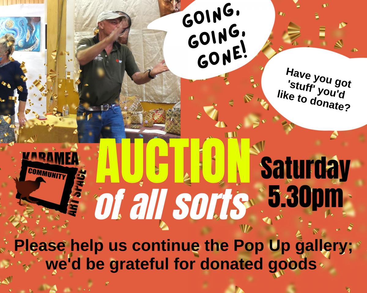 this-saturday-auction-art-music-and-food-karamea-nz